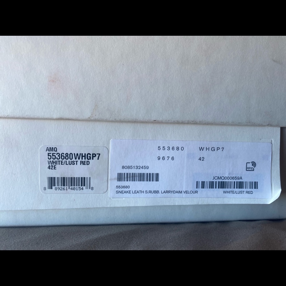 Alexander McQueen size 9 white and red in Cincinnati Ohio